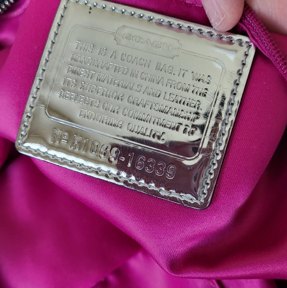 Coach Poppy Rocker Black Sequin Satchel Bag - Picture 3 of 7